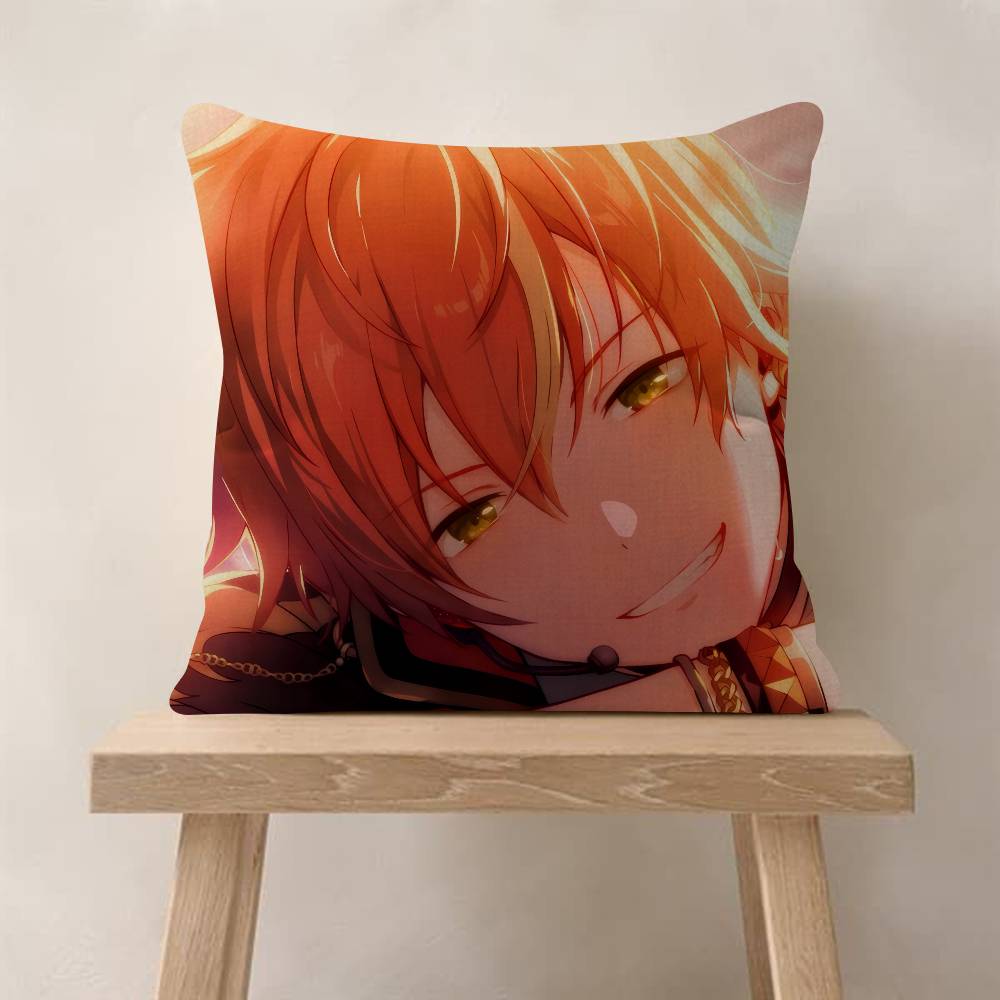 Anime singer Akito Shinonome Cushion Cover Inches Farmhouse Decor Home Throw Pillow Covers for Couch Decorations