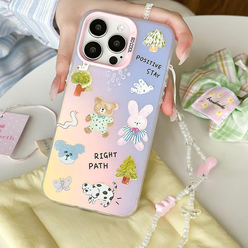 Матовый лазерный чехол для телефона Zhitai для iPhone 16 Pro, 14, 13, Huawei Mate 60 Pro