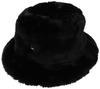 Панама из искусственного меха, цвет сплошной черный 23 [Kangol] (01)