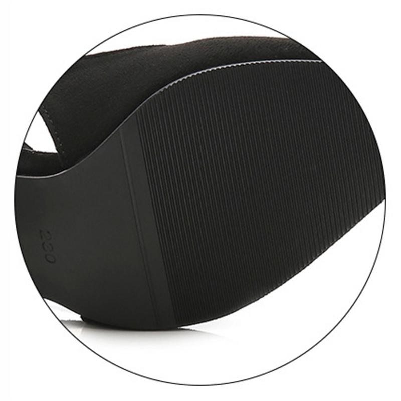 Модные элегантные женские фетиш-сандалии на высоком каблуке 7 см, женские замшевые сандалии на низком каблуке с острым носком больших размеров, дешевая офисная обувь