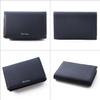 Paul Smith Highlight Stitch SS24 Business Card Cowhide 813006 P853 Name Case, Leather, Leather, (No Engraving, Navy) [Pre-owned]