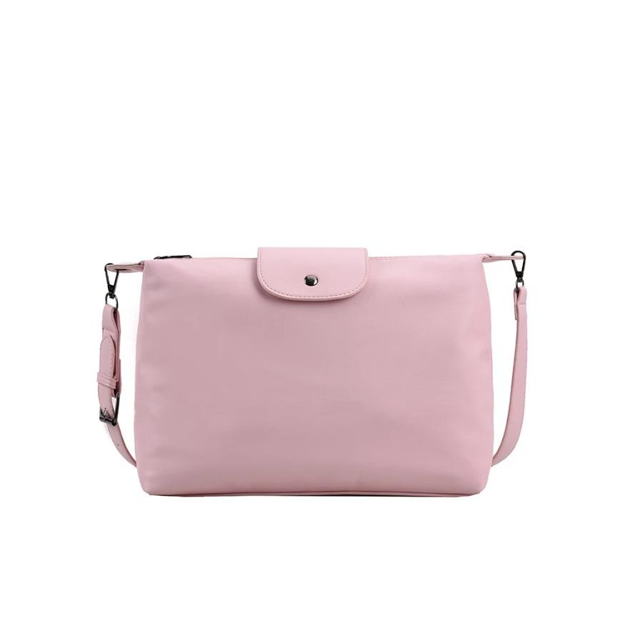 Летняя популярная женская сумка из искусственной кожи, новая однотонная повседневная сумка большой вместимости для женщин, простые сумки через плечо