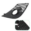 For Seat Leon CUPRA 1P 2005-2011 Front Bumper Fog Light Grill Honeycomb Mesh Fog Light Lamp Cover Matte Black