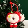 Plush Key Rings Red Bag Pendant Creative Cartoon Key Chains  Door Key