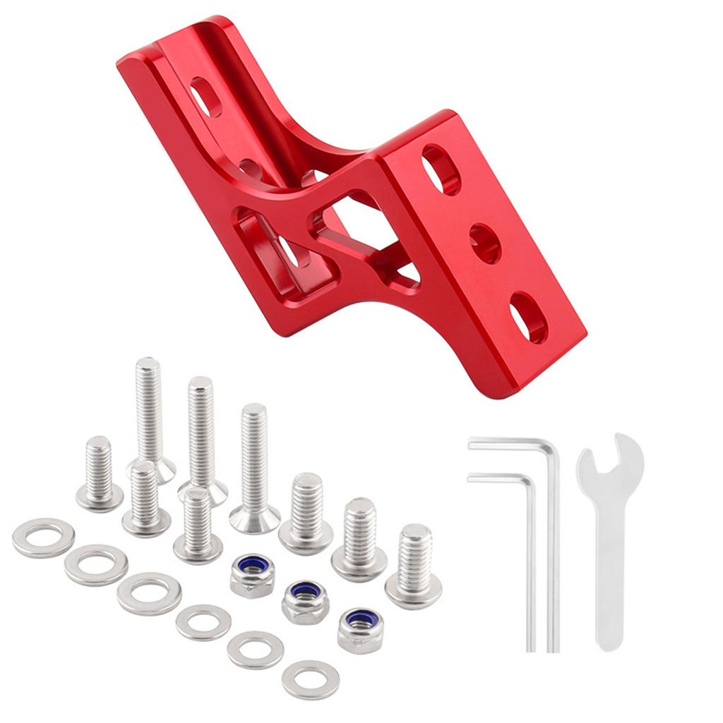 Велосипедные передние багажники для сумок Удлинители для блоков Алюминиевые сплавы Велосипедный фонарь Pig Nose Поднятое крепление Адаптер для держателя велосипедной сумки