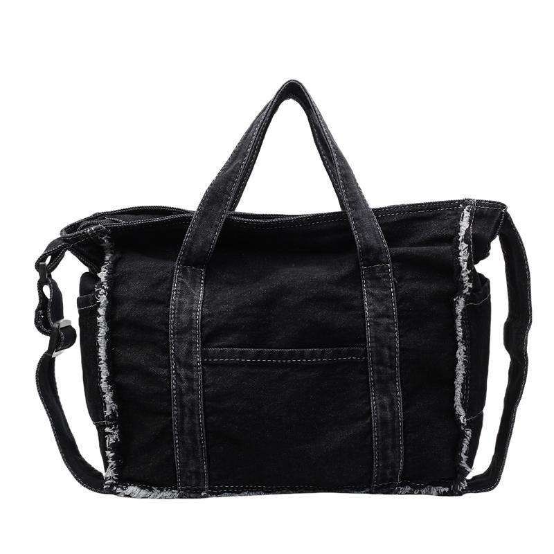 Винтажная джинсовая сумка женская сумка через плечо сумка для шоппинга сумка