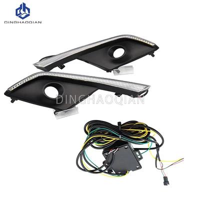 2 шт. Автомобильные ДХО LED Дневные ходовые огни Для Mazda CX-3 CX3 2015 2016 2017 2018 2019 2020 с функцией желтого сигнала поворота