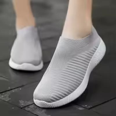 Женские кроссовки Slip on Sock Shoes Женские повседневные кроссовки на плоской подошве Женские спортивные туфли Breather Vulcanize Shoes для женщин Zapatillas