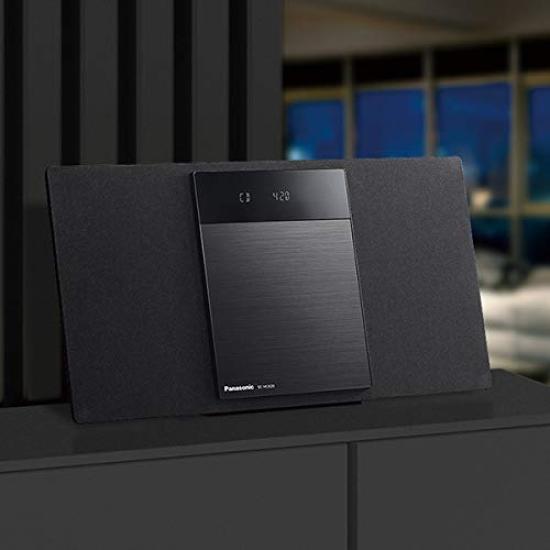 Panasonic Mini Component 2 Band Bluetooth-совместимый цифровой 5-дисковый чейнджер с функцией записи на USB-накопитель FM/AM SC-HC420-K