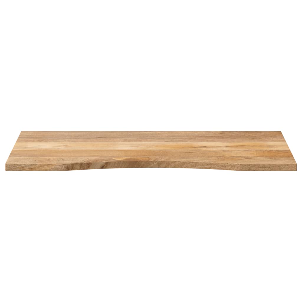 Solid Mango Wood Desk Top with Cutout 110 x 60 x 2.5 cm