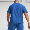 Puma Pivot Unisex Tee Logo Embroidery Design Casual Round Neck Short Sleeve Drop Shoulder T-Shirt Men Tops Blue-Glaze 623058-08