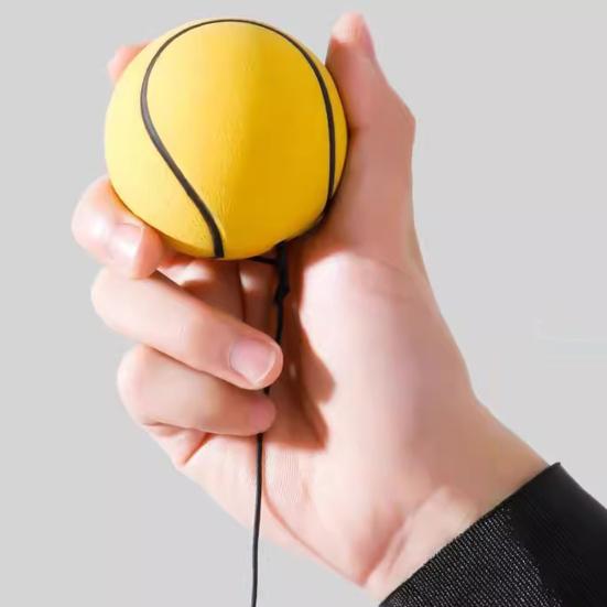 Мяч Wrist Rocket с эластичным шнуром, регулируемым ремешком, эластичный реакционный мяч для тренировки ловкости, детская спортивная игрушка для бокса, баскетбола, тенниса