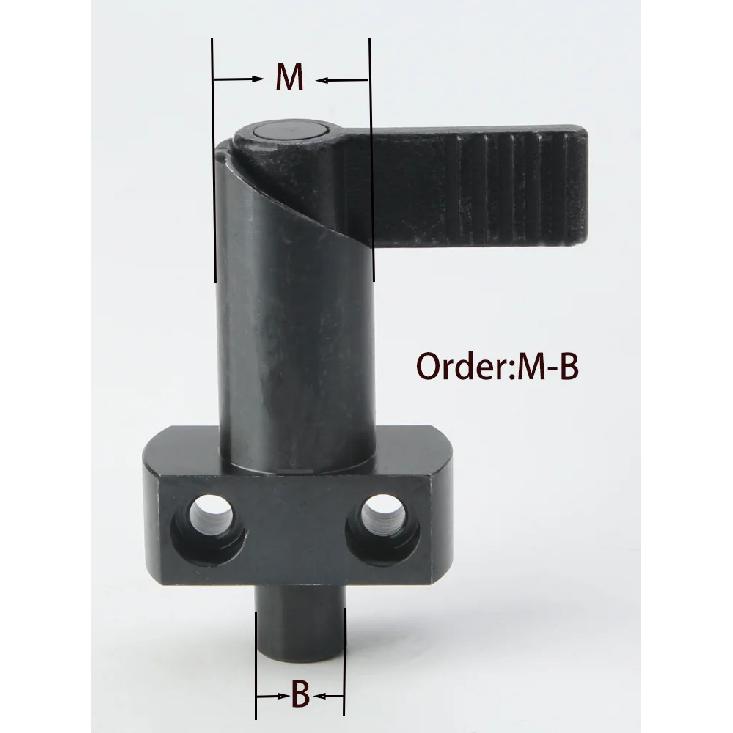 Stainless Steel L Handle Locking Pin, Threaded Spring Pin for Positioning and Fixing