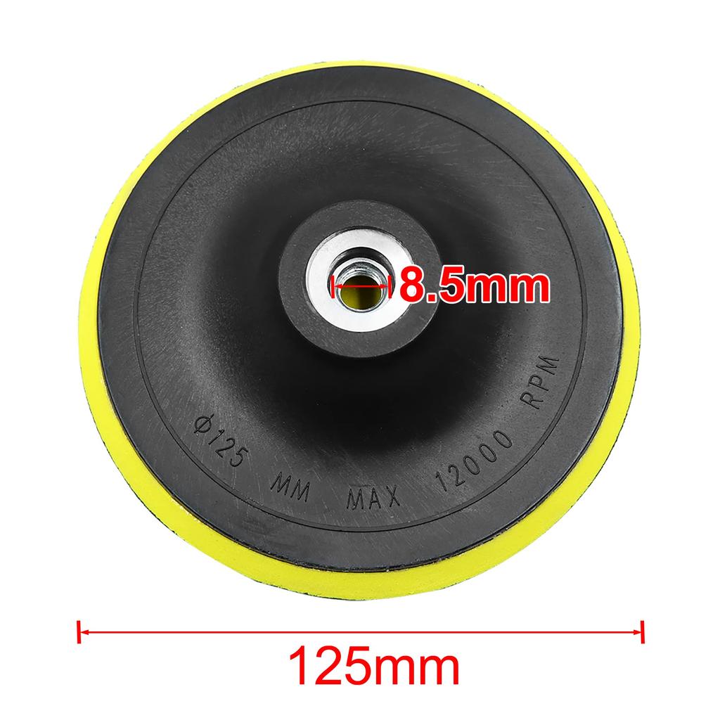 uxcell Automotive Polishing Plate, Automobile Auto M12 Pad, Backing Plate, Hook, Loop, Polisher, Buffing,