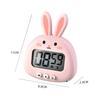 Digital Kitchen Timer Cute Bunny Magnetic   Easy   Clear Alarm Cooking Timer for Family School  