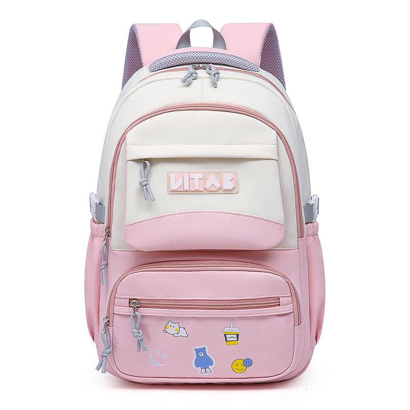 Корейский женский водонепроницаемый студенческий рюкзак большой вместимости - Мода в стиле колледжа