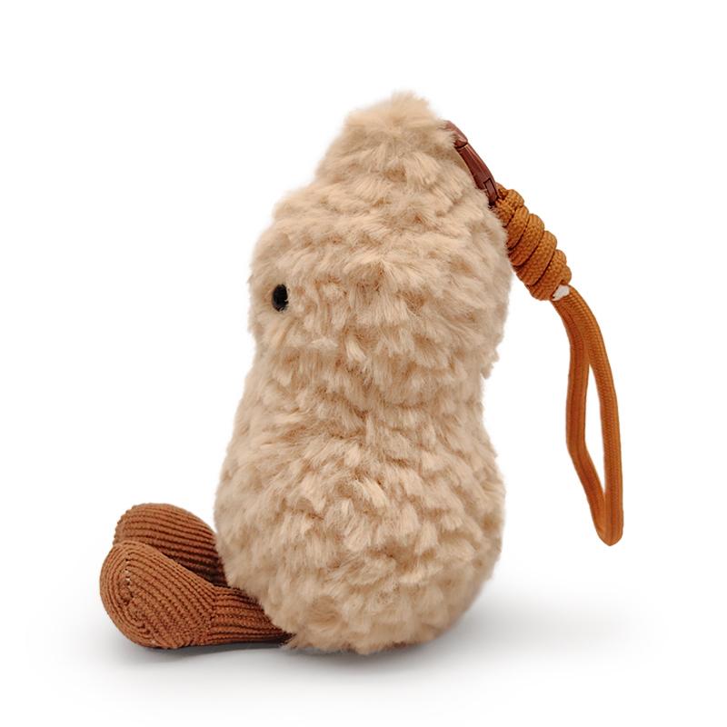 Accompanying Amuseable Peanut Pendant Plush Nut Doll Kawaii Lovely Children Toy Soft Gift Kids