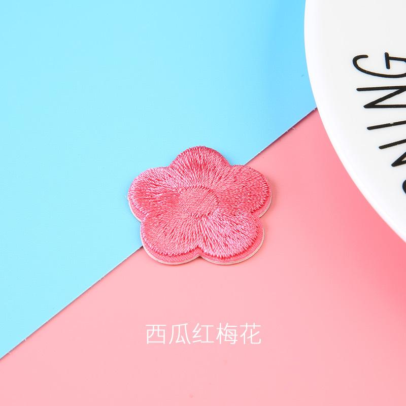 Наклейка на ткань «Три цветка любви» в китайском стиле, вышитая нашивка, наклейка на одежду, куртку, брюки, дырки, самоклеящаяся, без следов, субсидия на ремонт