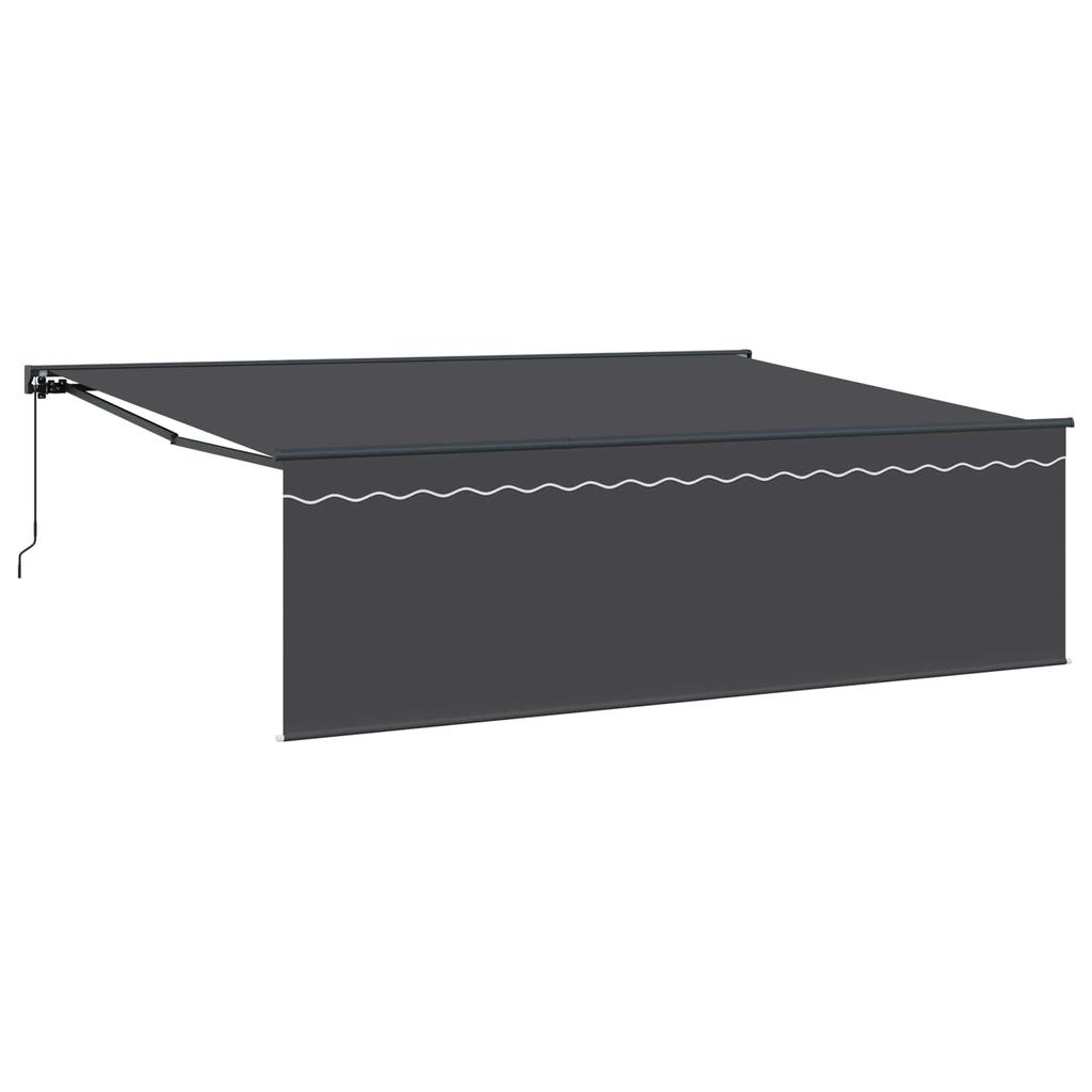 Retractable Awning Anthracite 450 x 300 cm