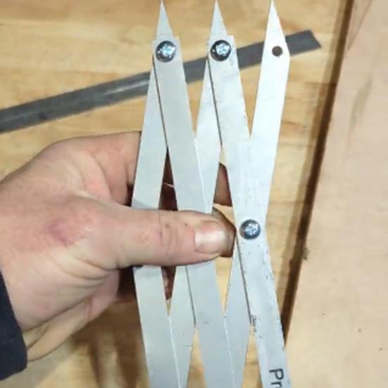 1/2Pcs 3 Point Center Finder Marking Layout Tools High Accuracy User-Friendly Precise Equidistant Measuring Equal Spacing Layout Tools