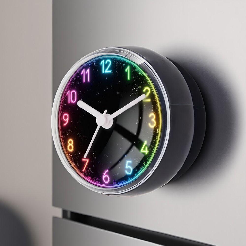 Эргономичный фитнес-эспандер Часы для ванной Водонепроницаемые кварцевые часы Часы для душа Ванная комната