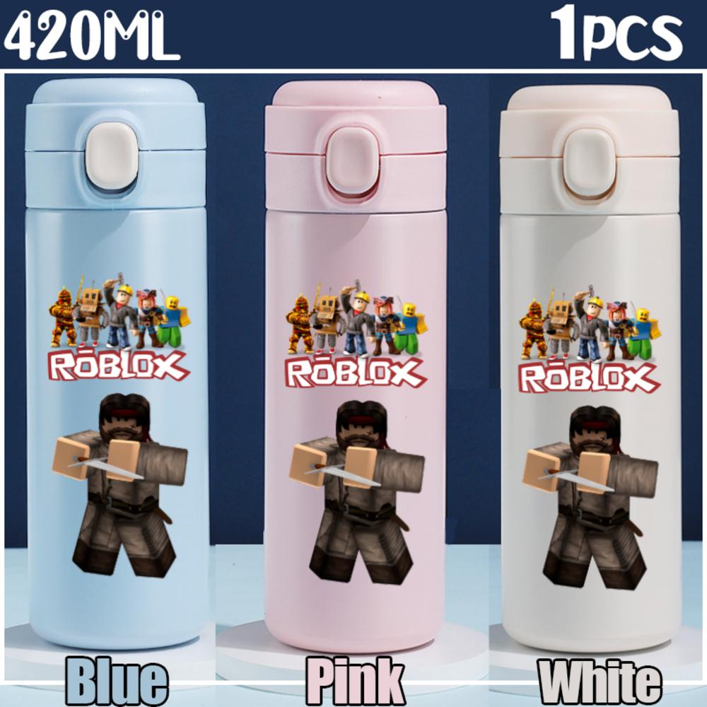 420ML Gourde Roblox Game Straight Drinking Cup Anime Water Bottle DynaBlocks 304 Stainless Steel Thermos Cup Holiday Gifts