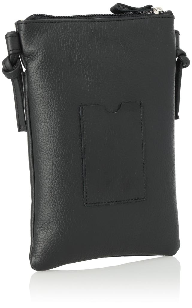 Сумка-кошелек через плечо черная [Bianco] женская