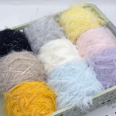100 г/рулон длинная плюшевая пряжа для вязания крючком сумки свитера шапки шарфа перчаток мягкая норковая меховая пушистая пряжа для ручного вязания рукоделия