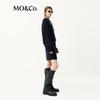 МО&Ко. Комплект из короткой юбки и топа в британском стиле из смесовой шерсти
