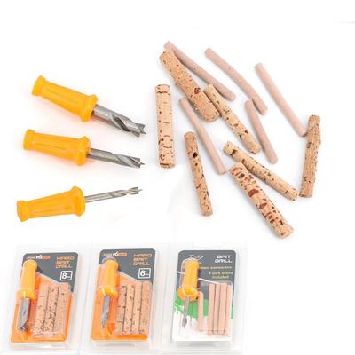 Профессиональный инструмент для сверления твердых приманок и пробойник для пробок для рыболовных приманок | Ручной инструмент для проделывания отверстий для пластиковых и пробковых шариков | Легкая установка винтовых петель и крючков