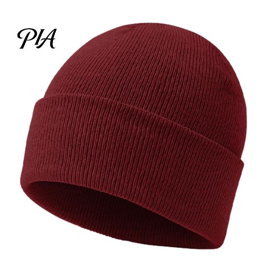 Cold Weather Headwear Knitted Winter Hat, Unisex Thick Thermal Skull Cap, Cozy Windproof Warm Knit Hat for Men Women Outdoor Hiking Jogging