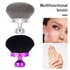 Mushroom Makeup Brush with Handle Multi-purpose Self Tanner Applicator Brush Synthetic Loose Powder Blush Face Body Cosmetic Brush