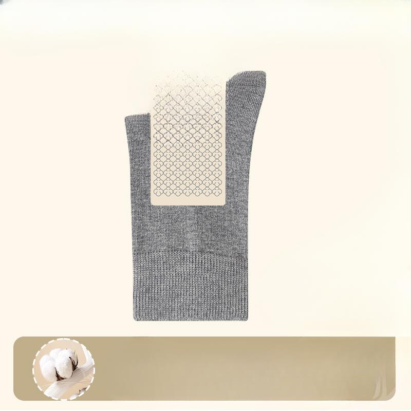 Женские новые весенне-осенние антибактериальные дезодорирующие влагоотводящие носки из чистого хлопка без швов