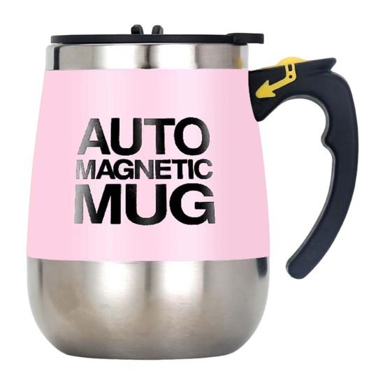 Магнитная кофейная кружка на 400 мл с автоматическим перемешиванием из АБС-пластика без BPA