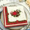 20pcs/Pac 33*33cm 2-Ply Disposable Party Napkin Christmas Pattern