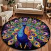 Диатомовая земля коврик для пола 3D узор павлина плюшевый быстросохнущий нескользящий впитывающий коврик для ванной супервпитывающий коврик для пола