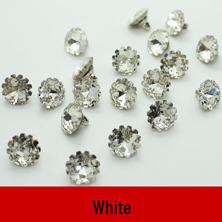 Sanai Crystal & Colored Diamond Buttons for Ladies' Clothing & Men's Shirts