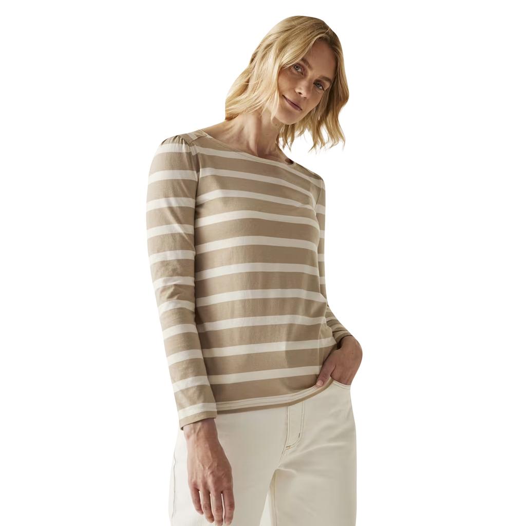 Regatta Womens/Ladies Federica Stripe Long-Sleeved T-Shirt
