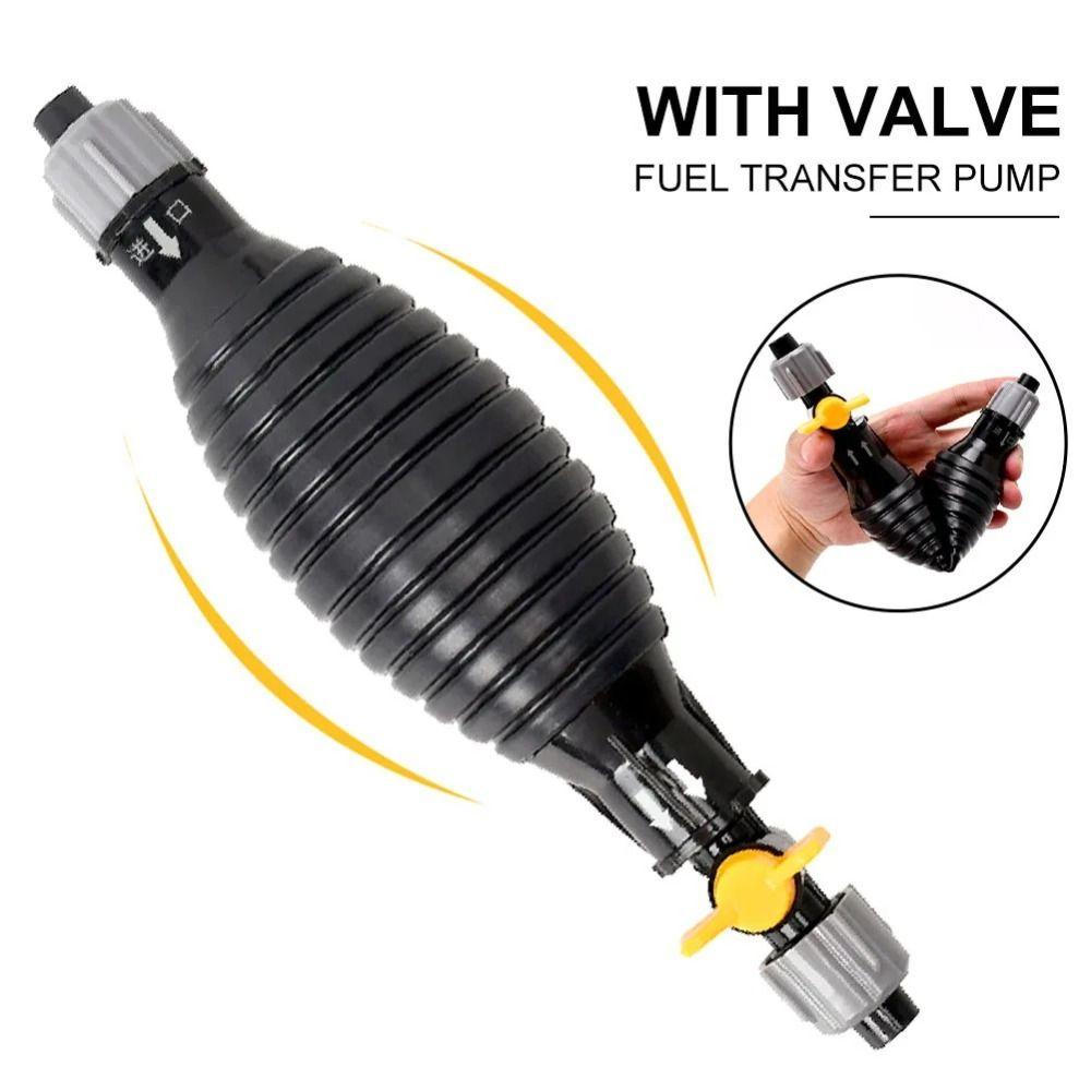 Manual Gasoline Siphon Hose Pump Universal Portable Hand Gas Pump Oil Transfer Fuel Pump Oil