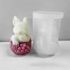 Soap Mold DIY Silicone Candle Molds Shell Breaking Rabbit Shaped Silicone Clay Mould Hand-Making Molds Silicone Material