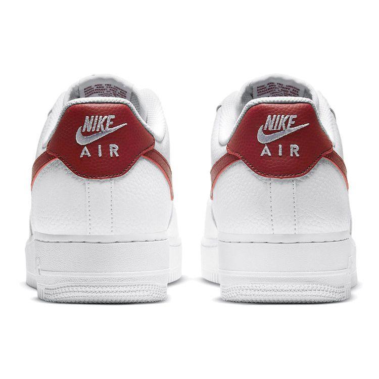Nike Air Force 1 Low White Team Красные мужские кроссовки CZ0326-100
