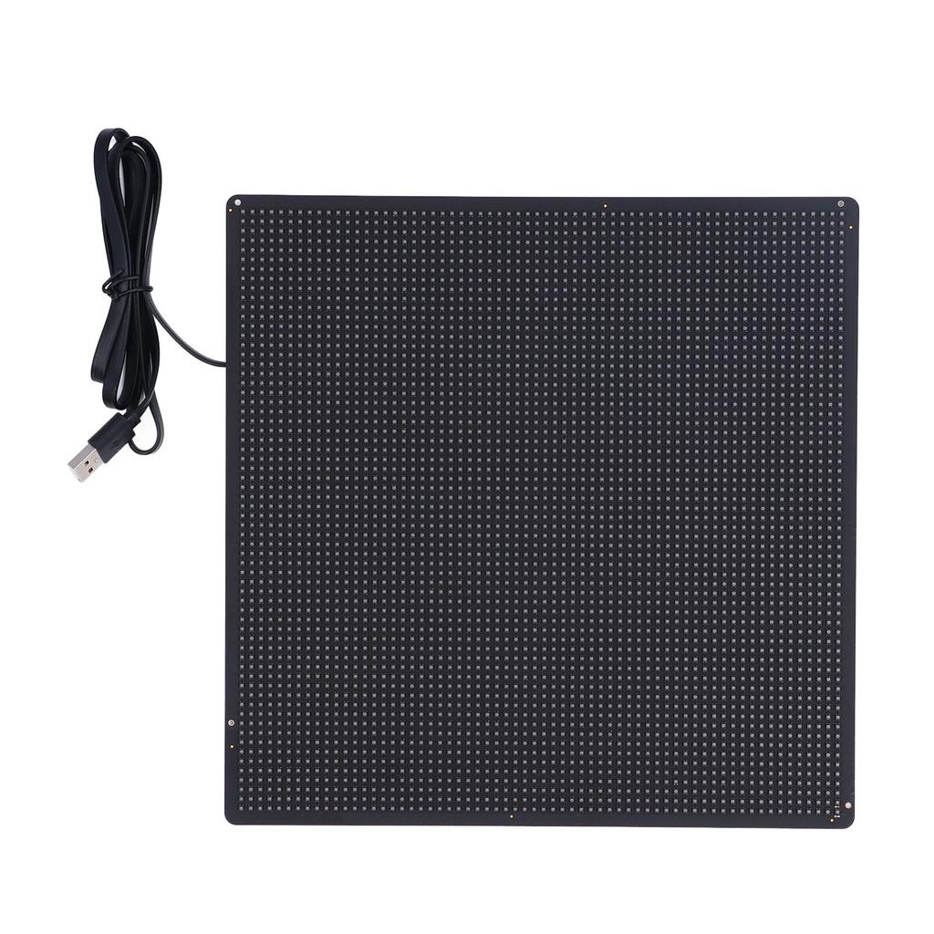 Светодиодный дисплей 64 X 64 точек, гибкий программируемый светодиодный дисплей BT для вечеринки, карнавала, сбора 25 X