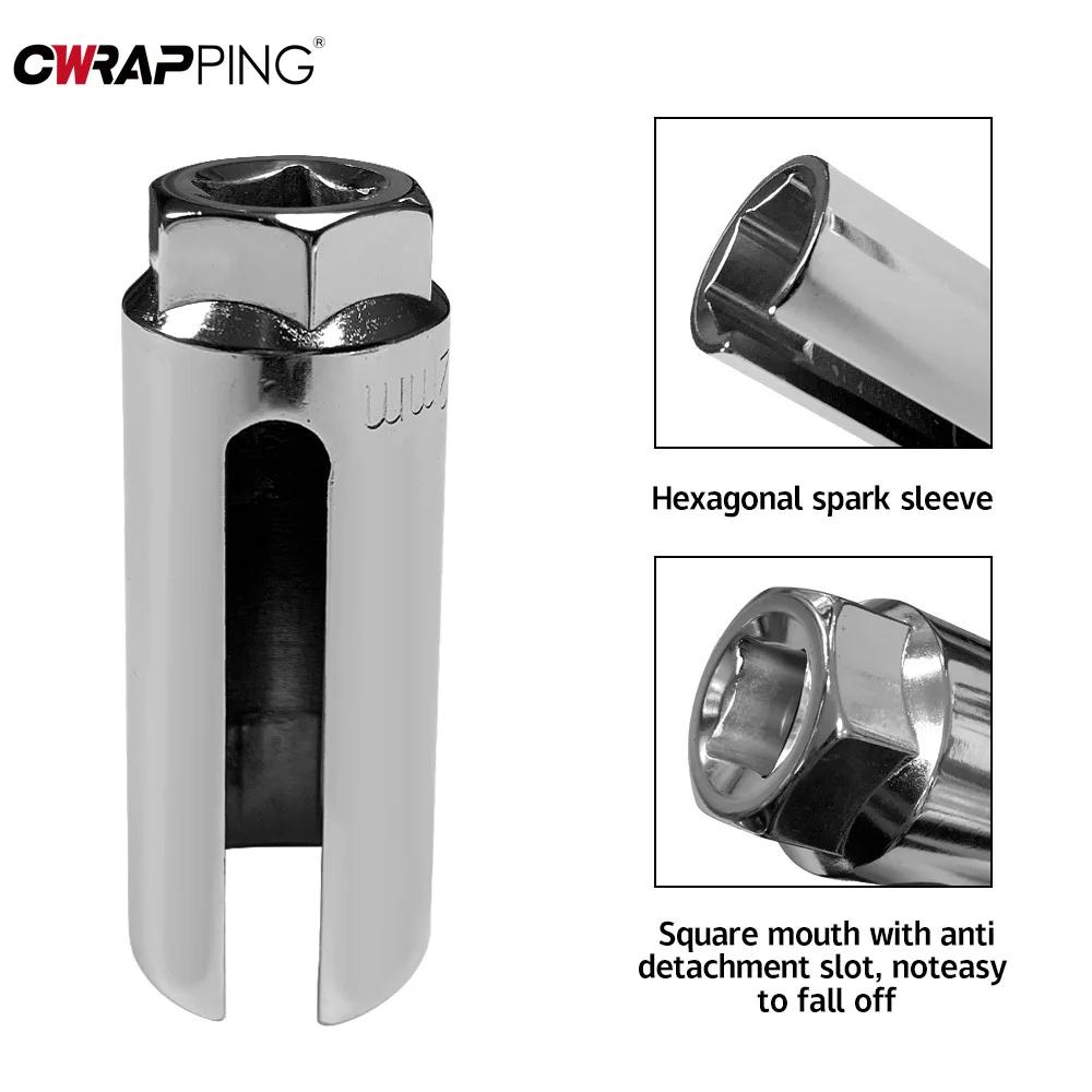 Инструмент для снятия и установки автомобильного кислородного датчика 22 мм 1/2" привод торцевой ключ специальный инструмент для ремонта инструмент для снятия кислородного датчика