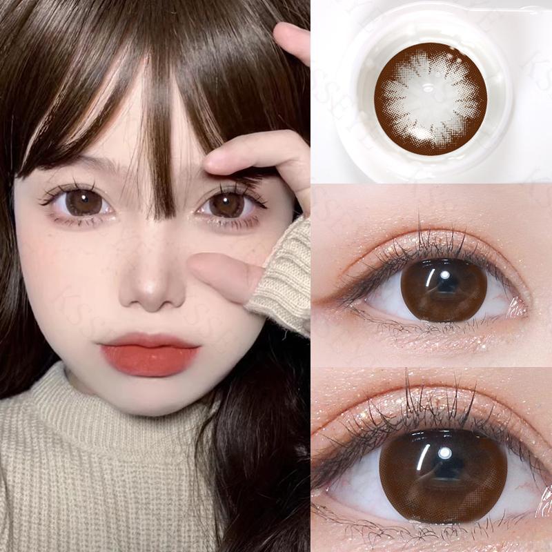 (0,00~-8,00) MillCreek Цветные контактные линзы с диоптриями Мягкие контактные линзы с годовым сроком годности Цветные линзы с коррекцией Линзы для косплея