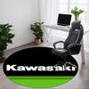 1 шт. Круглый офисный коврик Kawasaki, Нескользящий, Мягкий и прочный офисный коврик для декора интерьера, Идеально подходит для офиса, Красивое украшение