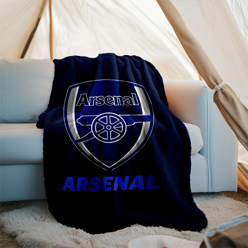 1pc A-Arsenal10 Theme Blanket - Digital Print, Polyester, Cozy for All Seasons, Perfect for Outdoor, and Travel