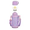 Thermos Water Bottle,Vacuum Insulated 2-Way Bottle,0.6L/0.63L,Purple Pink,Comes with a Cup,FJJ-602WF PL-P