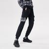 Fila Fusion X White Mountaineering Спортивные брюки с манжетами и карманами-мозаикой Женские брюки Глубокий черный T11W137603FBK