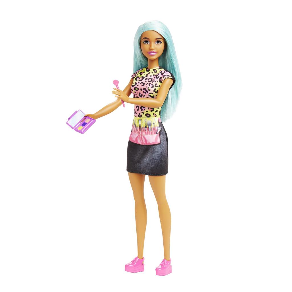 barbie Кукла Визажист и Игровой Набор Розовый HKT66