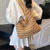 Летняя плетеная соломенная сумка для женщин Сумка через плечо Рафия Бумажная веревка Бохо Пляжные сумки Повседневная сумка-мессенджер Crossbody Женский кошелек